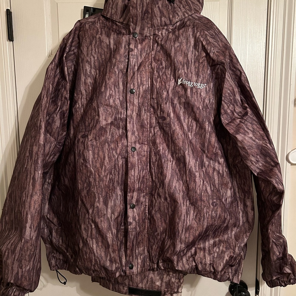 Frogg Toggs Camouflage Jacket and Pants Size 3x Rain Suit